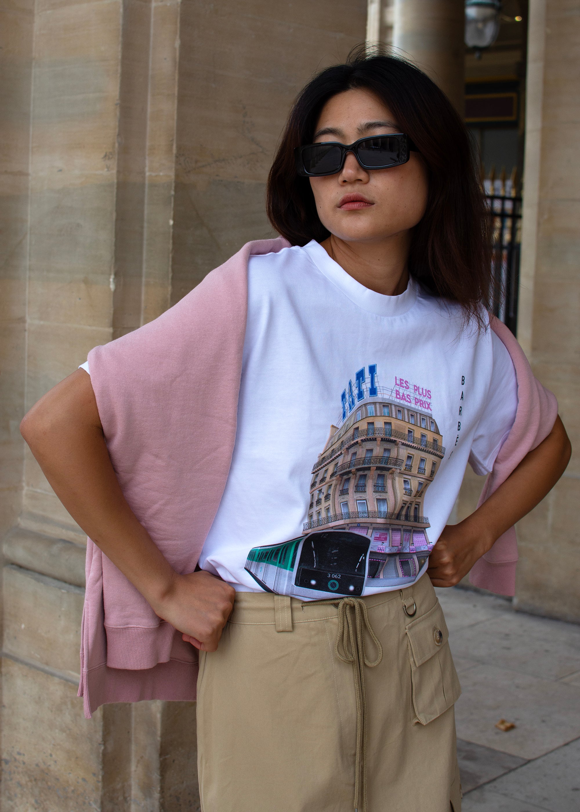 Barbès White Oversized Tee