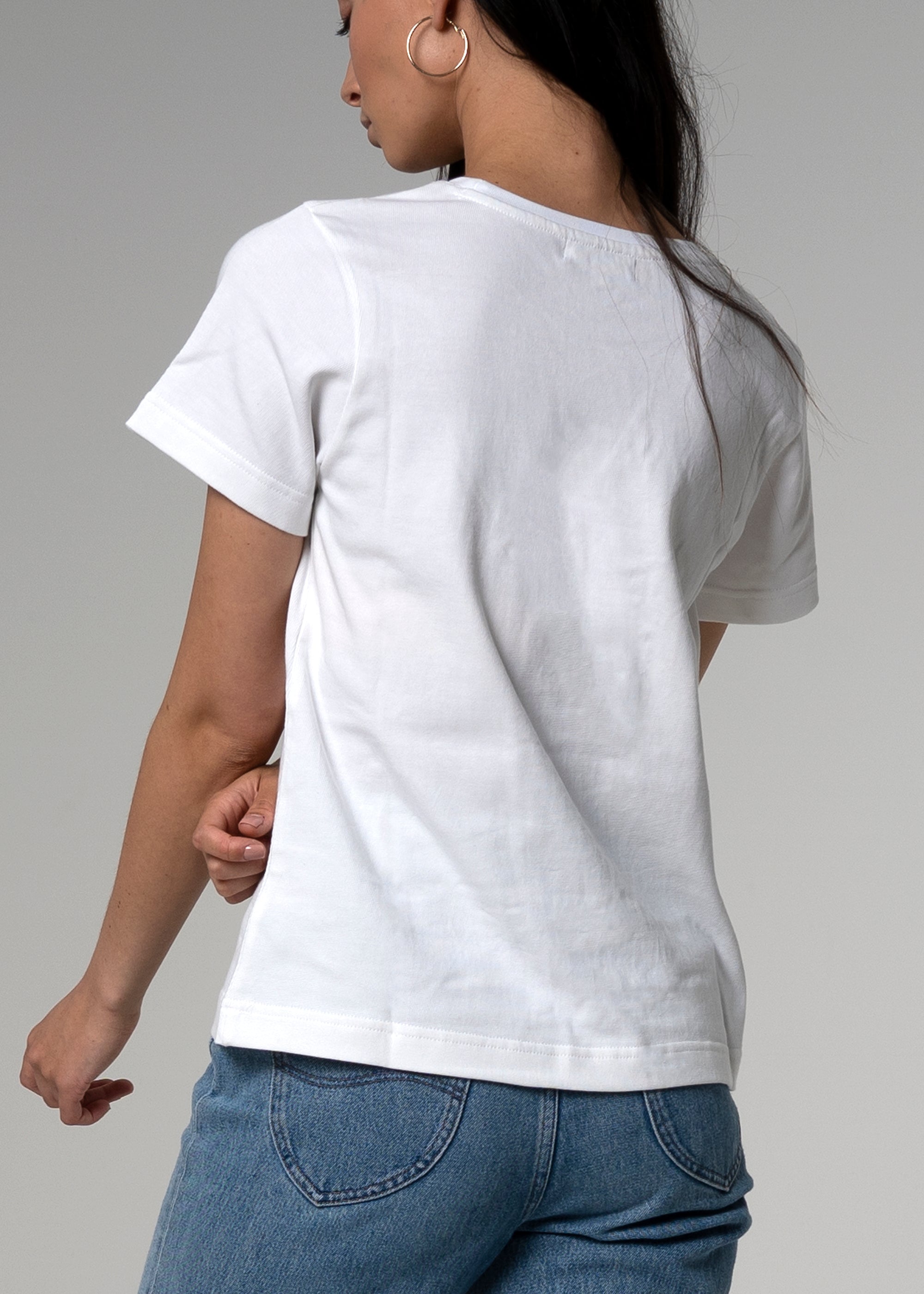 Troisième Logo Crewneck White Tshirt